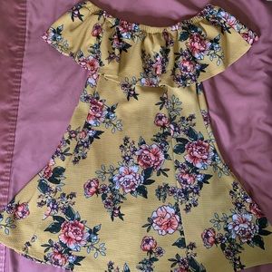 Floral mini dress